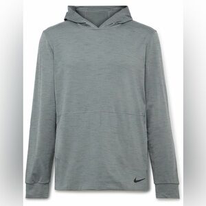 Nike Training Men’s Small Dri-FIT Yoga Pull Over Hoodie Hooded Long Sleeve Gray